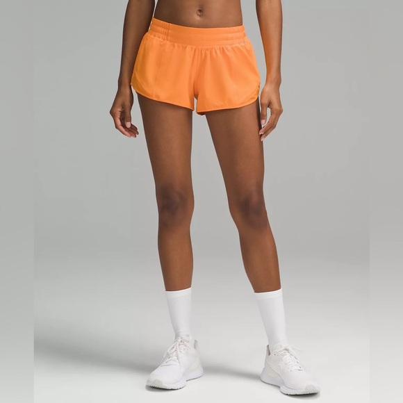lululemon athletica Pants - Lululemon Hotty Hot High-Rise Lined Short 2.5" Lit Orange
